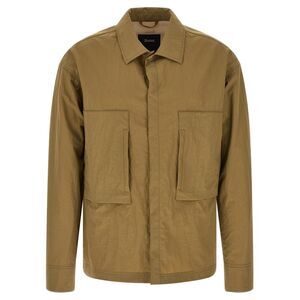 Laminar Men Shacket Rippled Effect